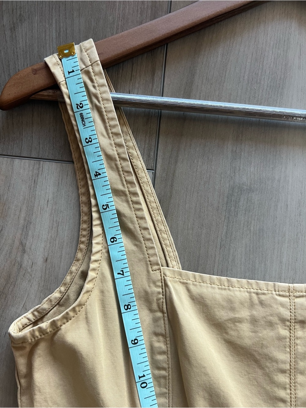 JCREW | Sleeveless Square-neck MIDI in Camel πͺ - Picture 7 of 11